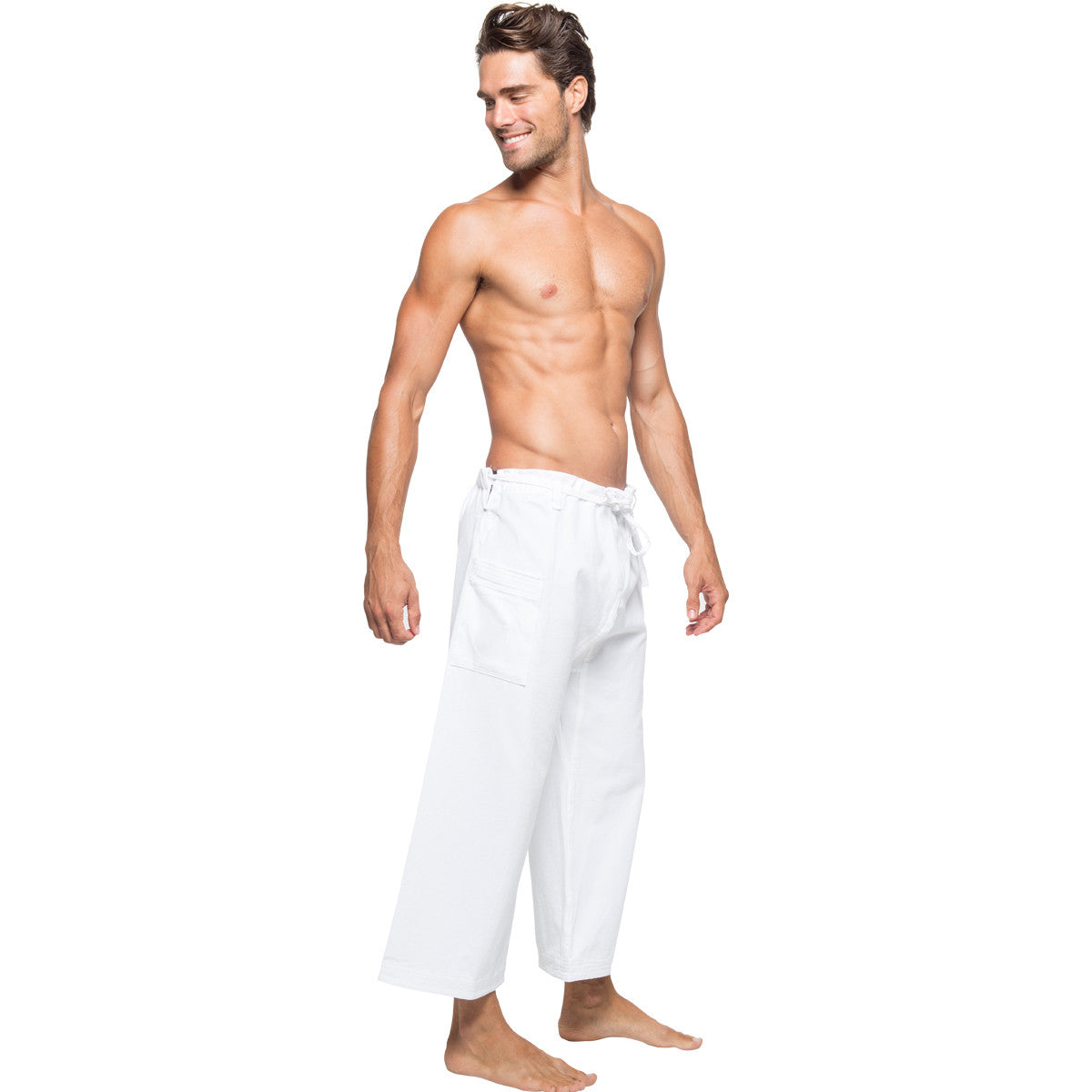 White Yoga Pants for Men 