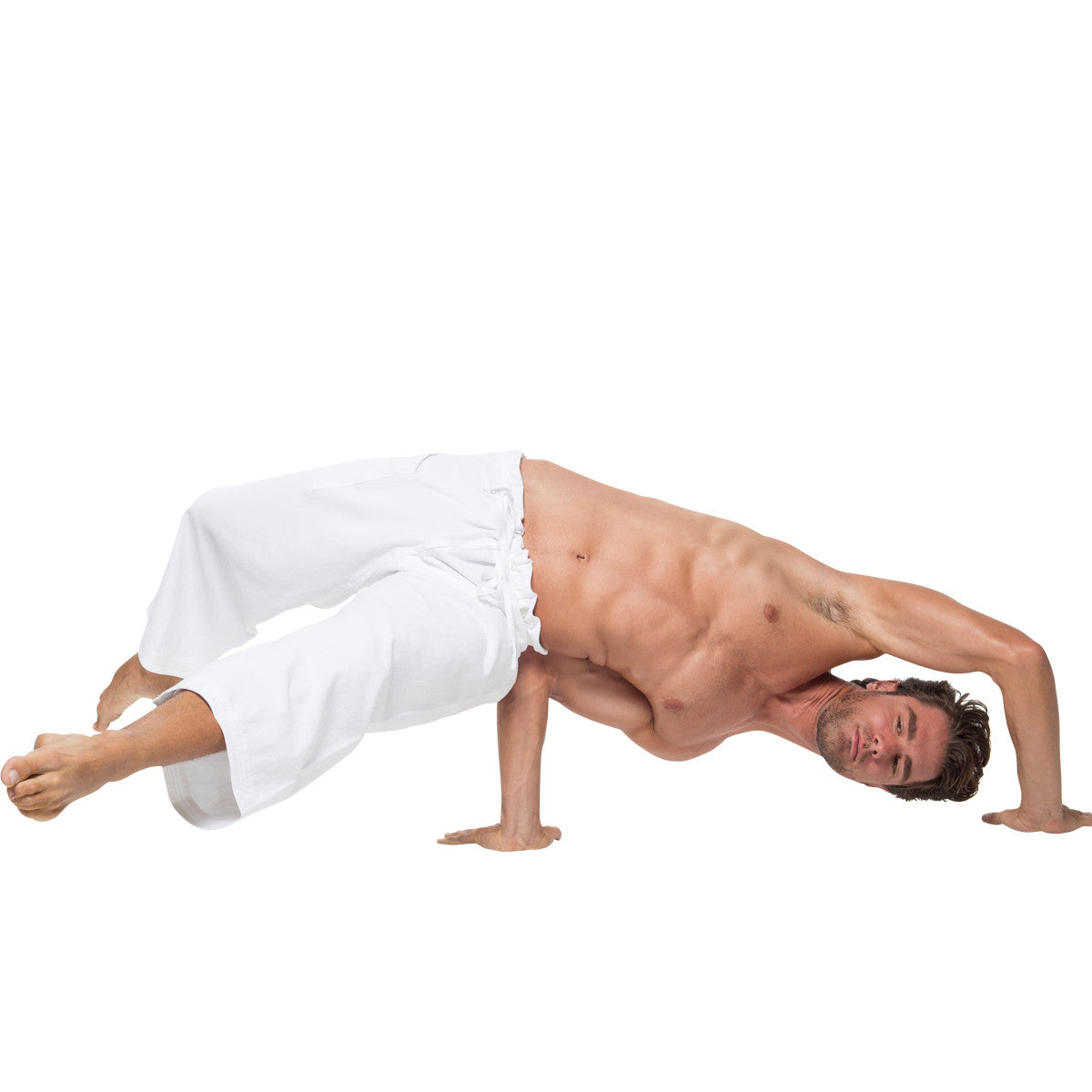 White Yoga Pants for Men  Yoga for men, Yoga pants men, Mens yoga