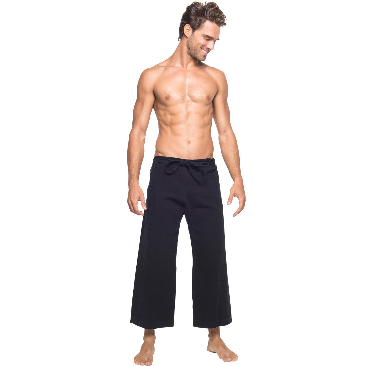 Black Yoga Pants for Men 
