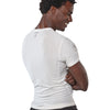 Men's Yoga Compression Shirt - Medium - Pure White - yogiiza.com
